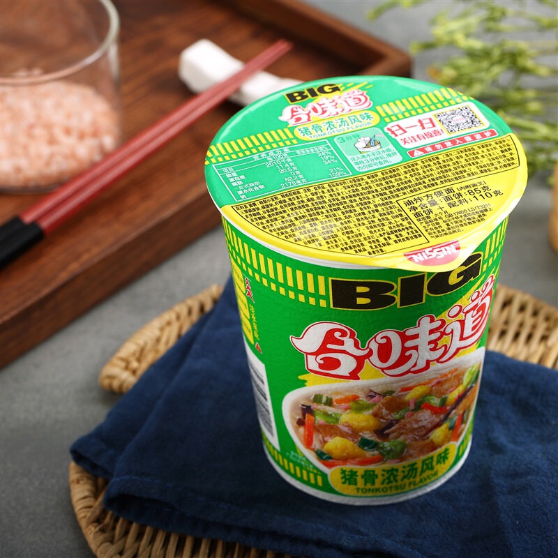 日清合味道猪骨浓汤风味110g12真材实料