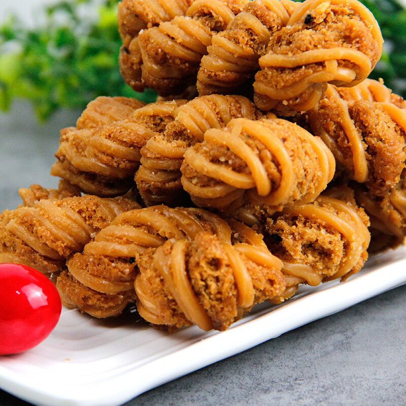 津顺祥夹馅麻花椒盐味400g国美超市甄选