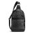 COACH 蔻驰 F72043 男士新款PVC肩背包胸包斜跨包(黑色 自定义)第5张高清大图