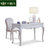 卡富丹 欧式书桌 韩式书房写字台家用田园白色台式实木办公桌子G911(白色 珠光漆书桌)第5张高清大图