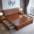 吉木多  乌金木实木床现代新中式婚床1.8米1.5米双人床家用木床卧室家具(1.8*2米 单床)第4张高清大图