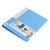 得力(deli)5303 实用文件夹 A4弹簧夹+插袋 蓝色 单只装第3张高清大图