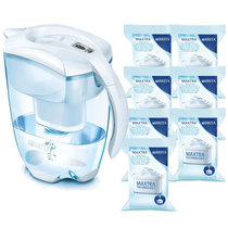 碧然德（BRITA）过滤净水器 家用滤水壶 净水壶 Elemaris 尊享系列 3.5L(白)(一壶7芯)