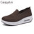 CaldiceKris（中国CK）新款飞织网面透气休闲一脚蹬懒人女鞋CK-X869(浅灰色 35)第5张高清大图