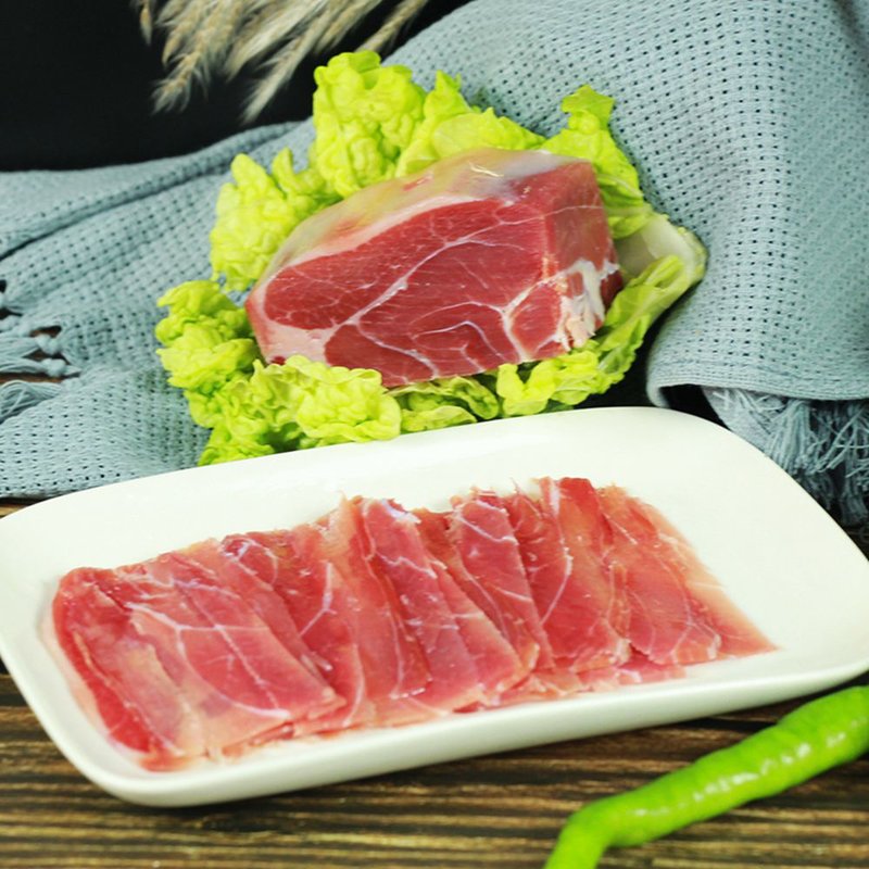 国美iuv爆款大河乌猪块状火腿500g云南火腿精品火腿