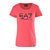 Emporio ArmaniEA7系列女士棉质LOGO时尚圆领短袖T恤J12Z-1456XS粉红色 时尚百搭第3张高清大图