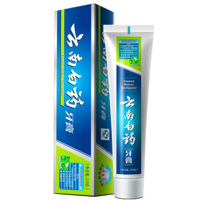 【真快乐自营超市】云南白药薄荷香型牙膏210g