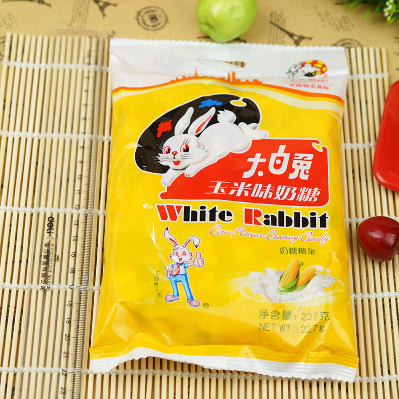 大白兔玉米味奶糖227g袋上海特产童年回忆