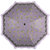 天堂伞 蕾丝印花双层晴雨伞黑涤彩胶遮阳 迷你三折伞 30024 橙色(紫色)第3张高清大图