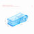 班哲尼切药器可固定药片分割器药片研磨器收纳盒蓝色 轻松切药片第5张高清大图
