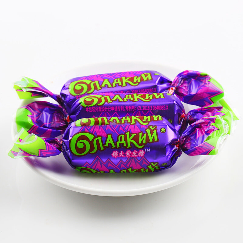 锦大紫皮糖巧克力500g新老包装随机发货