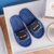 新款夏季浴室拖鞋男女室内居家情侣拖鞋(蓝色 40-41)第6张高清大图