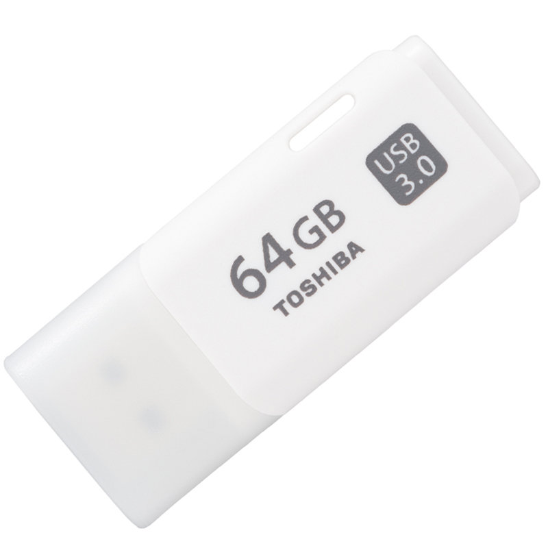 东芝toshiba隼闪系列usb30u盘64g白色