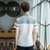 威路曼2018polo衫夏季新款男式短袖条纹男式t恤 男士t恤(灰白 XXL)第3张高清大图