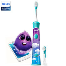 飞利浦（PHILIPS）电动牙刷 充电式儿童电动牙刷声波震动儿童牙刷 HX6322/04蓝牙版