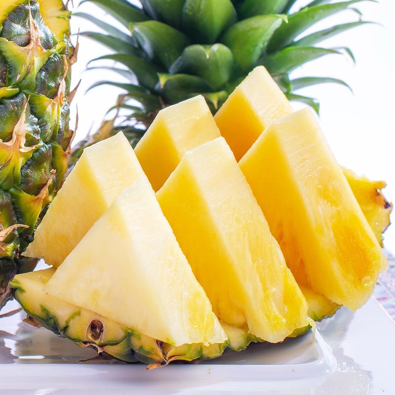 佳农国美好货菲律宾进口凤梨2粒装单果900g无需盐水酸甜可口新鲜无需