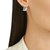 施华洛世奇SWAN LAKE天鹅后挂式耳钉女 时尚气质欧美耳环耳饰(白金色02)第5张高清大图