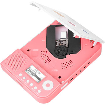 纽曼L350 粉色 英语CD播放机便携DVD播放器CD随身听小学生复读机学习机