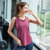 夏季新款速干瑜伽背心女薄款透气专业健身背心跑步罩衫运动上衣女(淡紫 XL)第3张高清大图