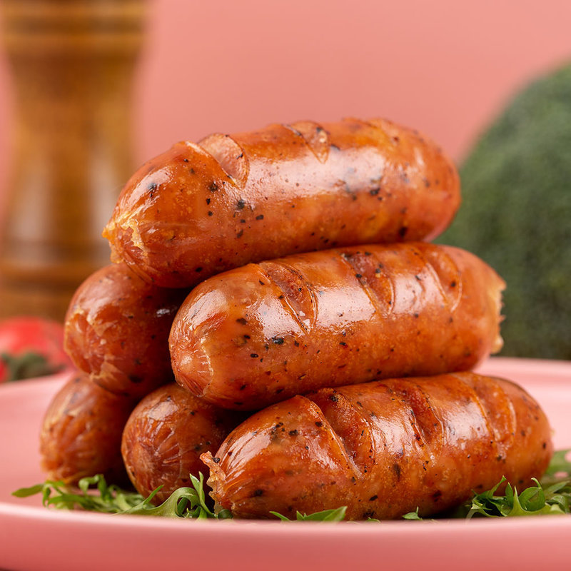 亲心台湾地道肠500g4不添加淀粉色素口感饱满紧实q弹地道