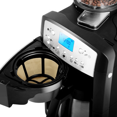地一(DE·GURU) 咖啡机家用全自动磨豆咖啡机家用商用  DCM208