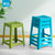 茶花塑料凳子家用加厚成人儿童凳子创意餐桌凳塑料小板凳矮凳椅凳(橙色)第2张高清大图