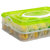 御良材 提手饺子盒(两层) --绿色盖子YPP-JZH-TSL02 可叠加 带提手第3张高清大图