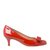超市-鞋靴Salvatore Ferragamo红色蝴蝶结罗斯纹漆皮中跟鞋 01-592182(红 4.5)第3张高清大图