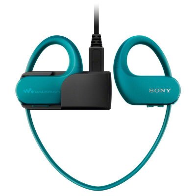 索尼（SONY）NW-WS414防水游泳跑步运动mp3音乐播放器一体耳机(白色 官方标配)