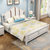 亚格林 美式 床 1.8米1.5m单双人床皮软靠背婚床 高箱储物 家具(床)第2张高清大图