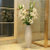 兆宏 陶瓷器客厅摆件现代简约家居时尚落地花瓶饰品白色工艺品第3张高清大图