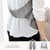 雪纺小西装外套 夏季韩版女装 长袖防晒 拼接撞色假两件 DELUXSEY(深灰色 S)第4张高清大图