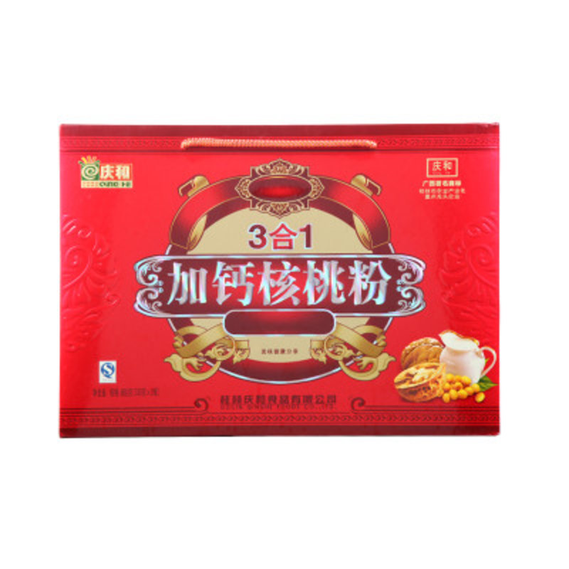 庆和三合一加钙核桃粉礼盒660g/盒