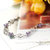 丘比恋 心相印 925银 双心紫水晶手链 女士 韩版 时尚饰品第2张高清大图