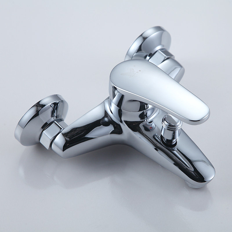 凯鹰赛洛系列铜制单把软管式三联淋浴浴缸龙头ky2205