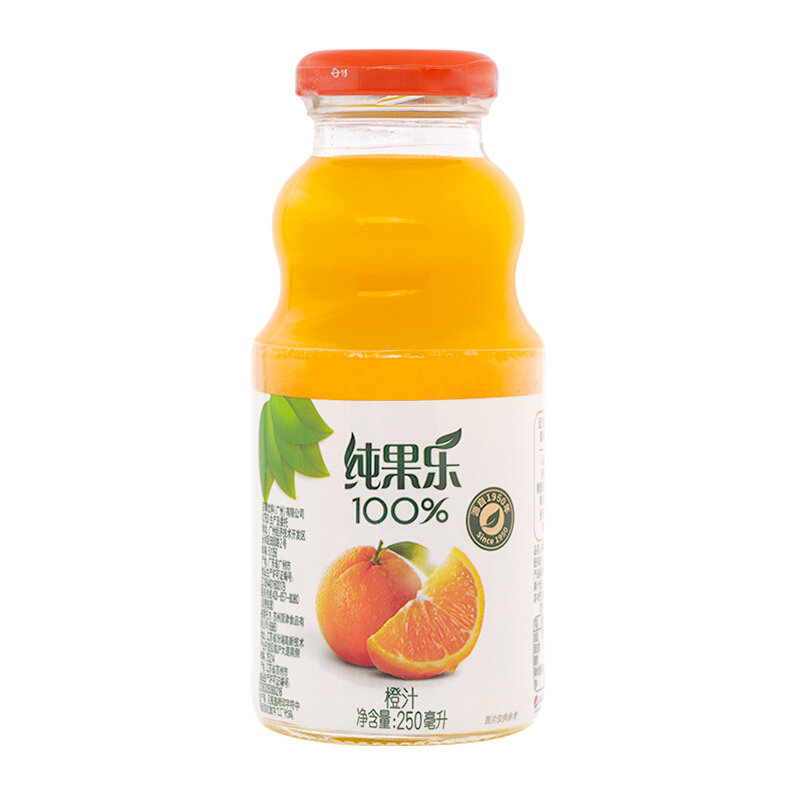 百事可乐纯果乐100橙汁250ml24新老包装随机发货百事出品