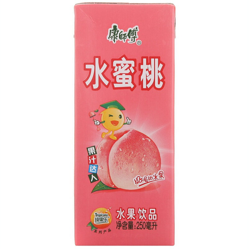 康师傅水蜜桃汁250ml24国美超市甄选