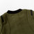 海芽儿童针织拉链外套120cm绿 空气层加棉加厚第4张高清大图