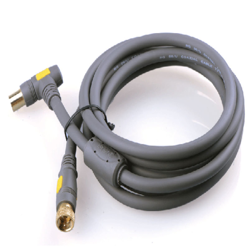 绿联sp102 有线电视连接线 f英制螺纹口高清射频线机顶盒线闭路线(1.