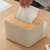 多功能竹木盖纸巾盒创意桌面抽纸盒家用客厅简约可爱遥控器收纳盒第3张高清大图