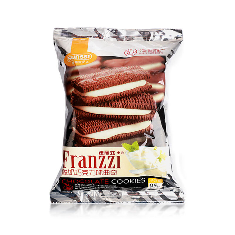 法丽兹酸奶巧克力味曲奇95gx2袋细腻蓬松的酥脆曲奇层层交织
