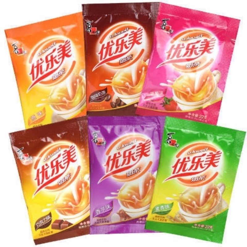 优乐美奶茶袋装22g草莓原味香芋奶茶粉冲饮速溶奶茶办公饮品优乐美