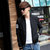 富贵鸟 FUGUINIAO 夹克男时尚潮流外套 17086FG520(黑色 XL)第3张高清大图