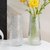 花瓶摆件客厅插花透明玻璃大号北欧创意简约现代轻奢家居装饰描金(锥桶-光板烟灰 中等)第5张高清大图