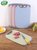 小麦秸秆菜板砧板切菜板子厨房刀板实木塑料家用宿舍水果切板案板(米色小号)第3张高清大图