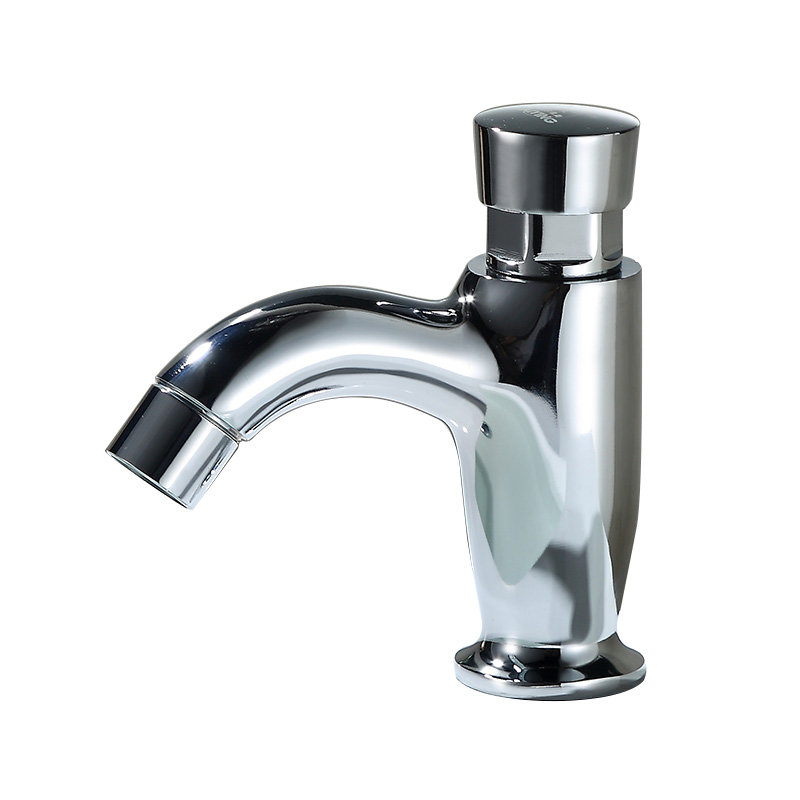 凯鹰 铜制按键按压式延时面盆水龙头2893