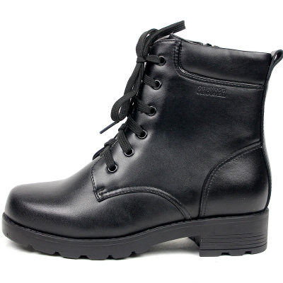 3513巡洋舰女靴冬季保暖真皮女靴羊毛靴子棉靴特种兵