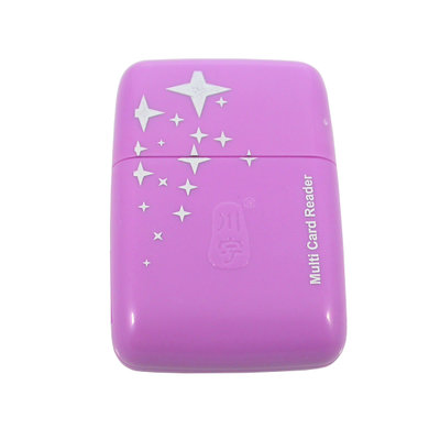 川宇（kawau）  C258   三合一 USB2.0高速读卡器(紫色)