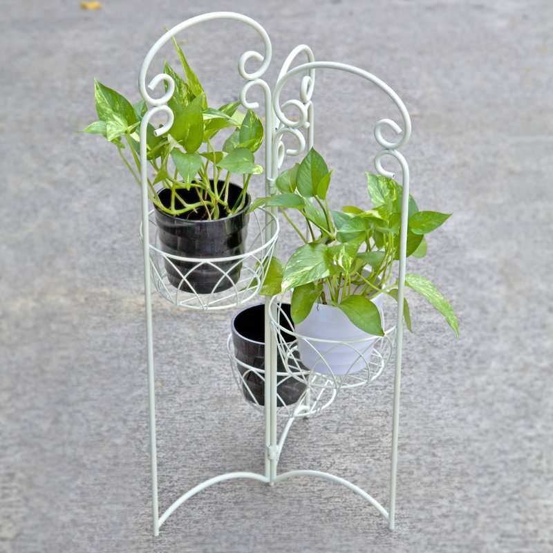 雅客集 三篮花架阳台花架户外园林花架ml-14026