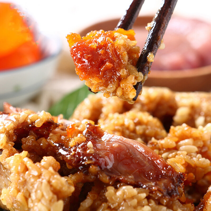 挑担客鲜肉粽子120g10嘉兴产大肉粽猪肉粽子端午节棕子早餐速食